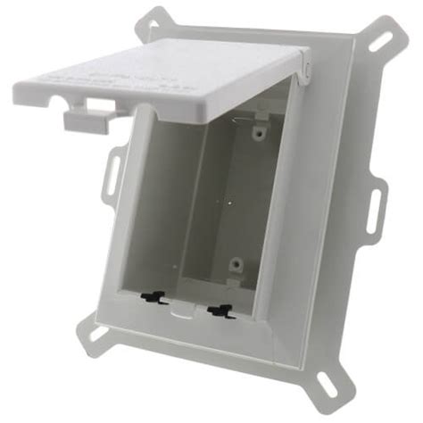 outdoor recessed junction box|1 gang recessed outlet box.